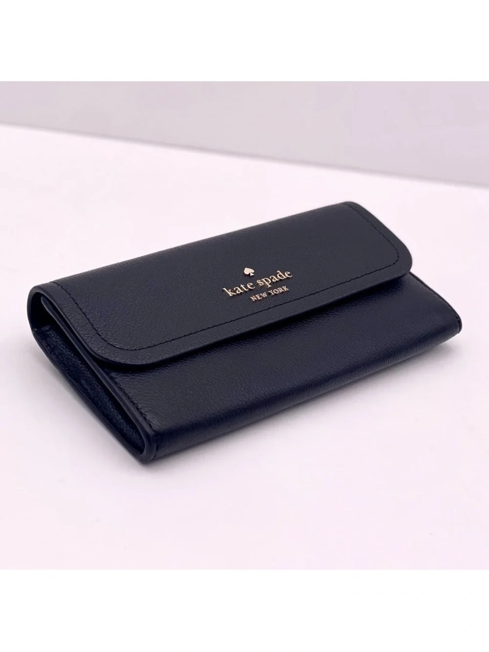 Kate Spade Rosie Large Flap Continental  Wallet Black